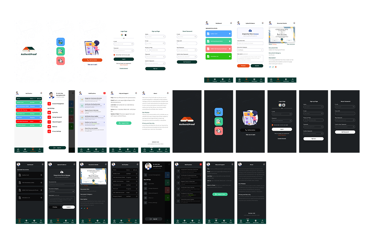Students Evidence App