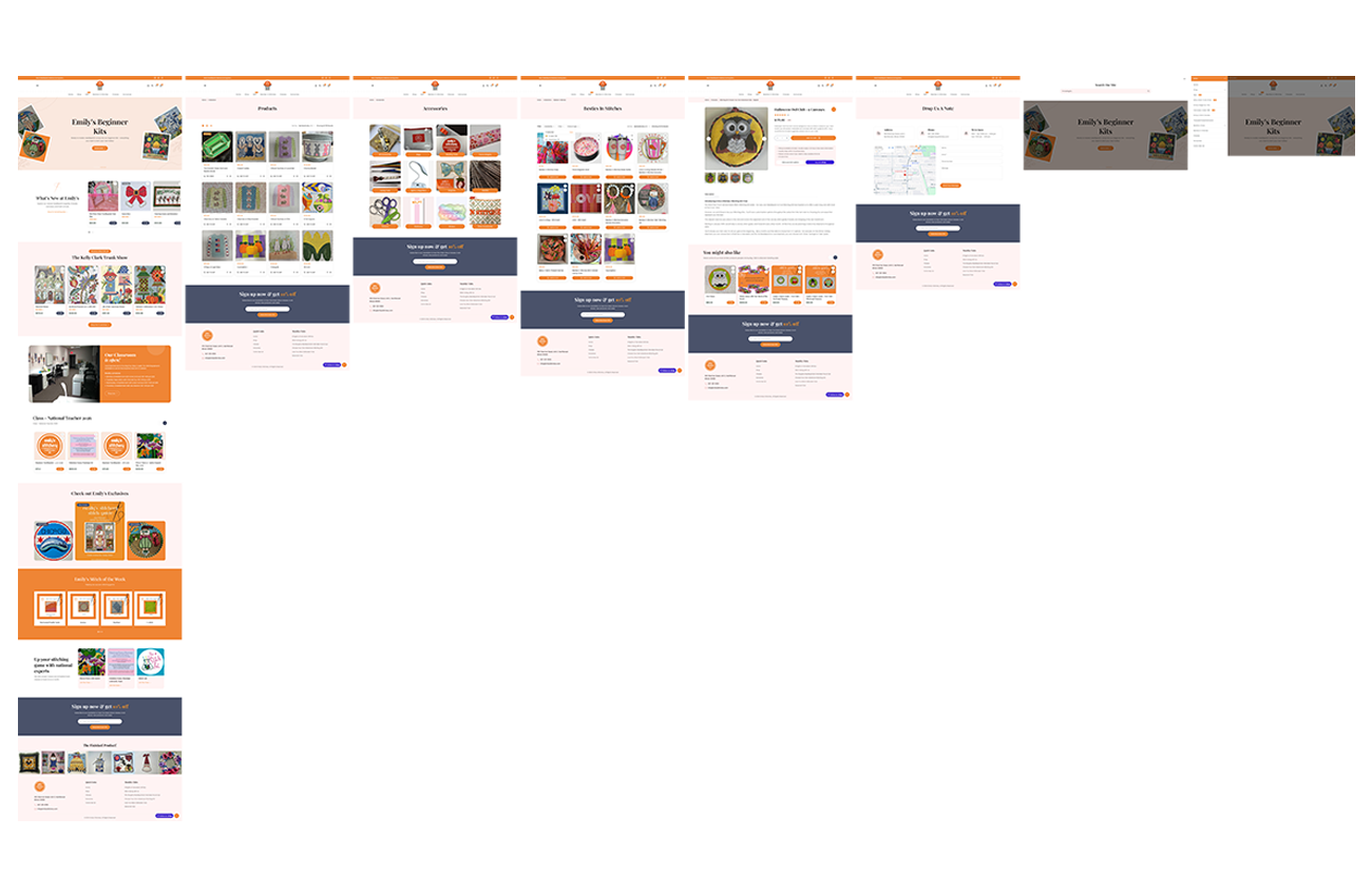 Emily's Stitchery Website