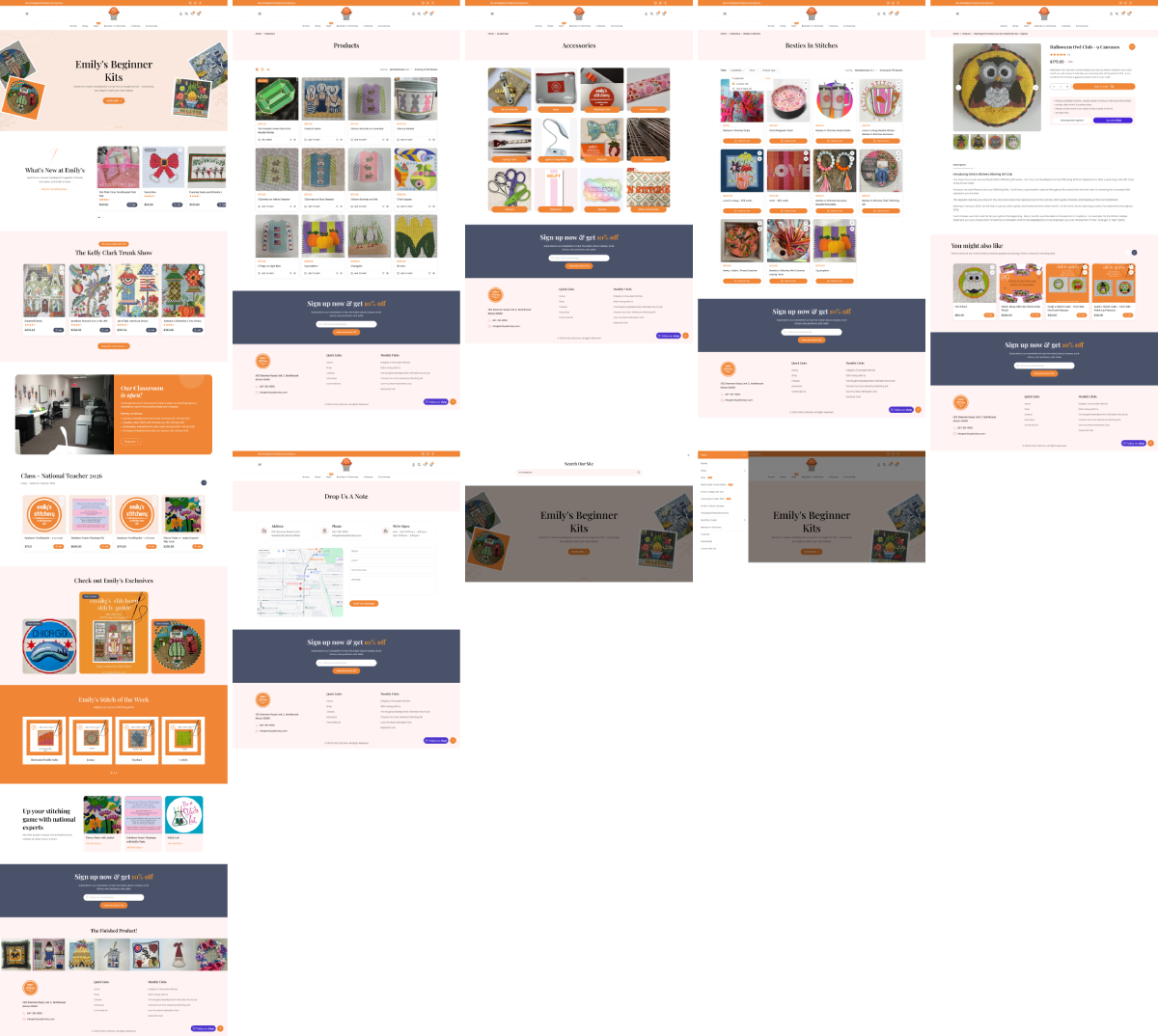 Emily's Stitchery Website